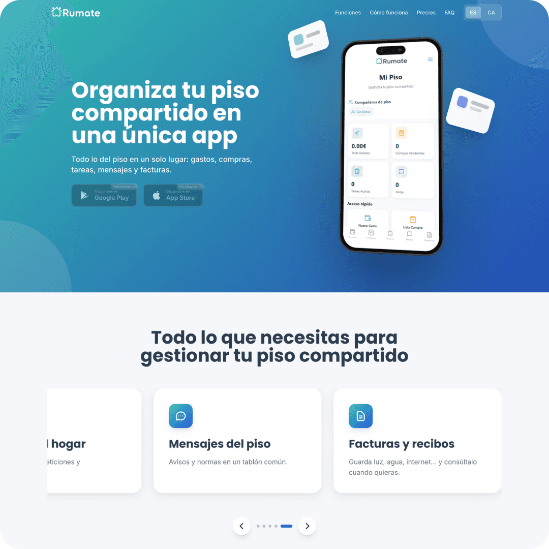 Exemple de web creada per Kodia